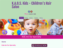Tablet Screenshot of kaos-kids.com